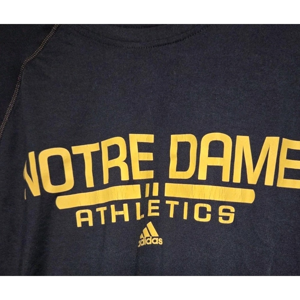 Adidas T-Shirt Mens XL Navy Blue Good